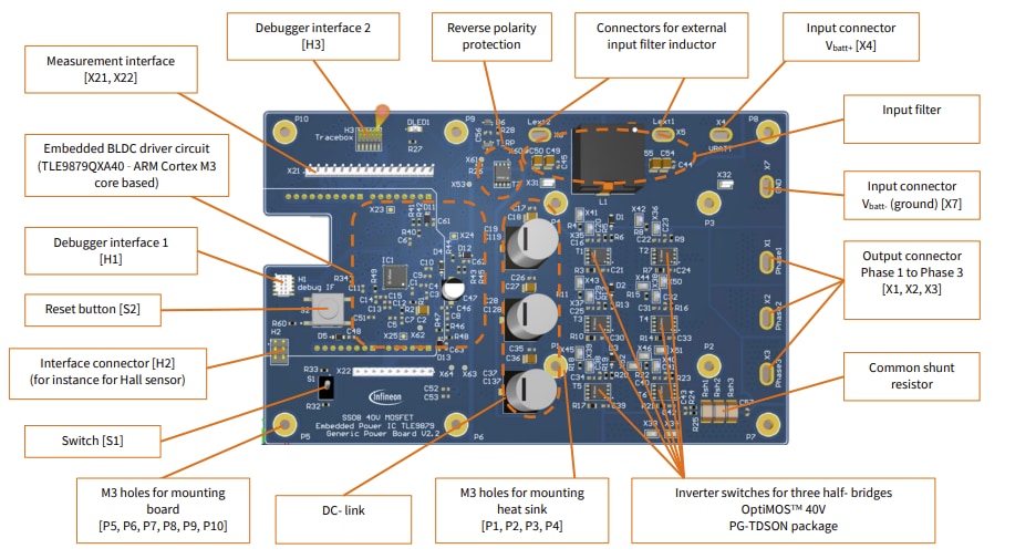 Infineon Technologies MOS7GENERICPOWBOARDTOBO1評価ボード